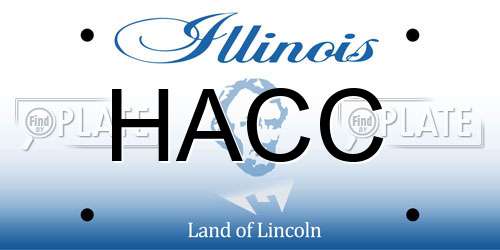 HACC Illinois License Plate