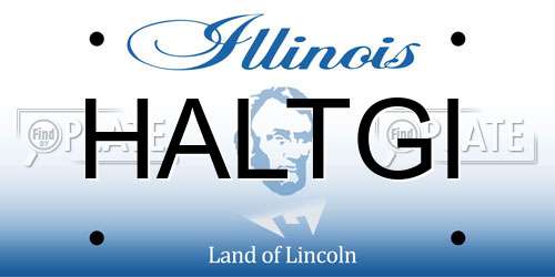HALTGI Illinois License Plate