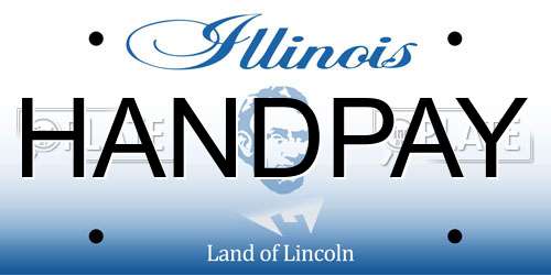 HANDPAY Illinois License Plate