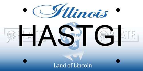 HASTGI Illinois License Plate