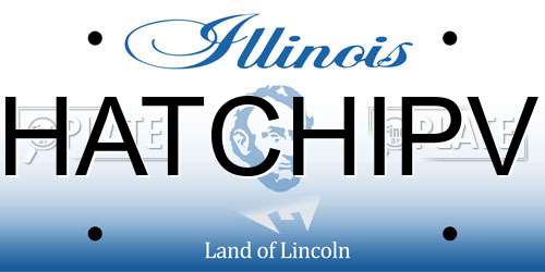 HATCHIPV Illinois License Plate