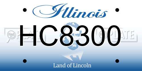HC8300 Illinois License Plate
