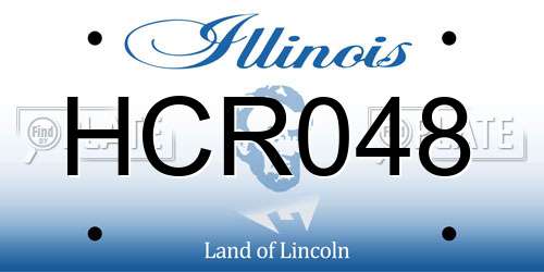 HCR048 Illinois License Plate