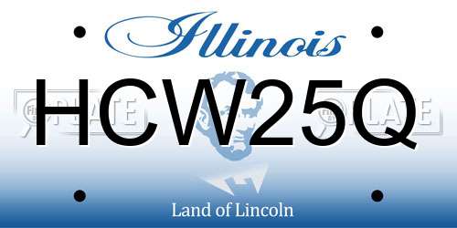 HCW25Q Illinois License Plate