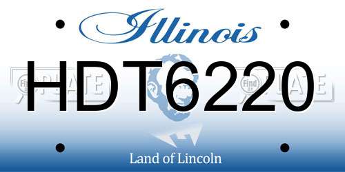 HDT6220 Illinois License Plate