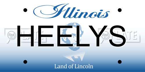 HEELYS Illinois License Plate
