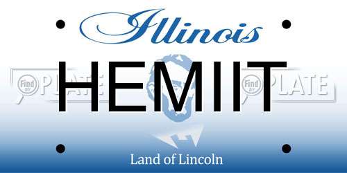 HEMIIT Illinois License Plate