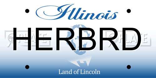 HERBRD Illinois License Plate