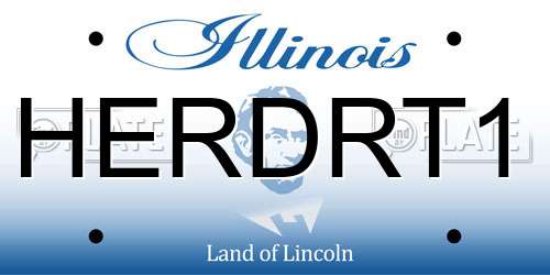 HERDRT1 Illinois License Plate