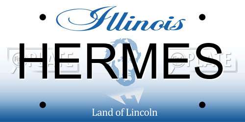 HERMES Illinois License Plate