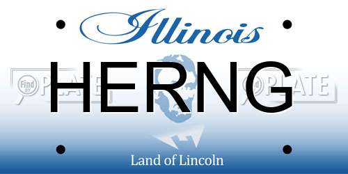 HERNG Illinois License Plate