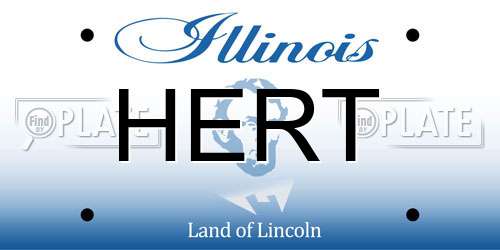 HERT Illinois License Plate