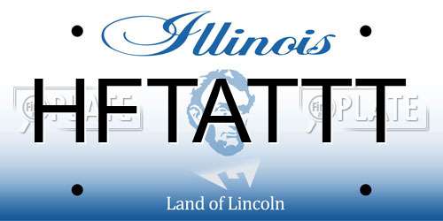 HFTATTT Illinois License Plate