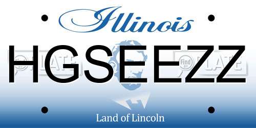 HGSEEZZ Illinois License Plate