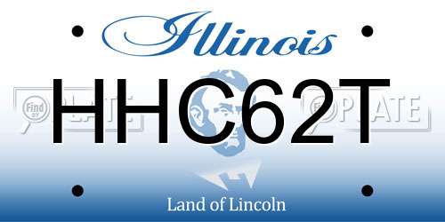 HHC62T Illinois License Plate