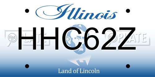 HHC62Z Illinois License Plate