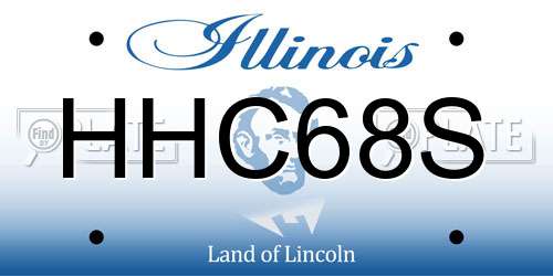HHC68S Illinois License Plate