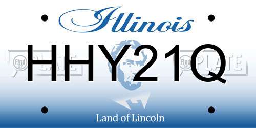 HHY21Q Illinois License Plate