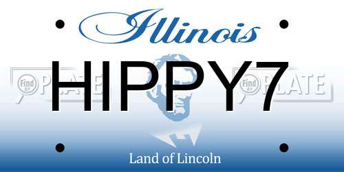 HIPPY7 Illinois License Plate