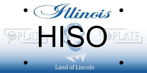 HISO Illinois License Plate