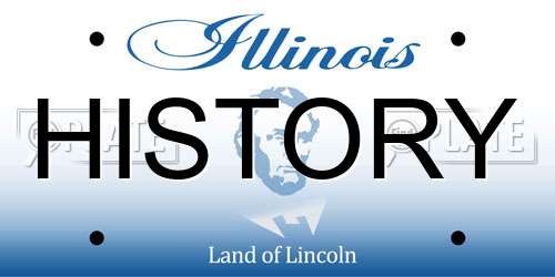 HISTORY Illinois License Plate