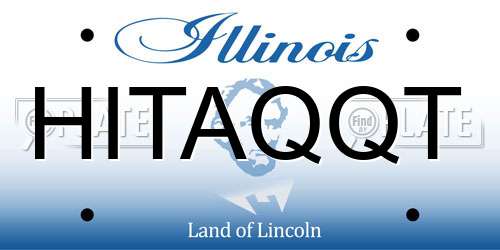 HITAQQT Illinois License Plate
