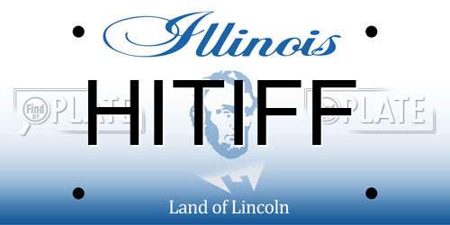 HITIFF Illinois License Plate