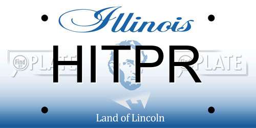 HITPR Illinois License Plate