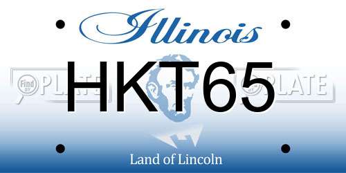 HKT65 Illinois License Plate