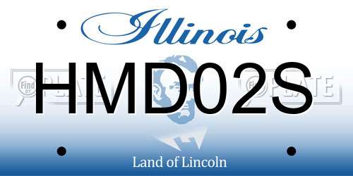 HMD02S Illinois License Plate