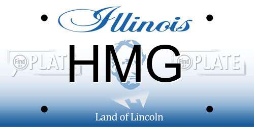 HMG Illinois License Plate