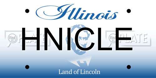HNICLE Illinois License Plate
