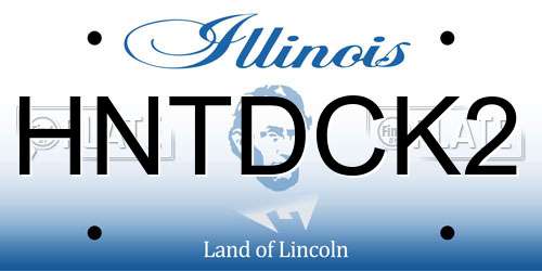 HNTDCK2 Illinois License Plate