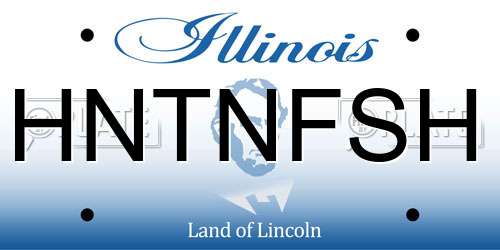 HNTNFSH Illinois License Plate