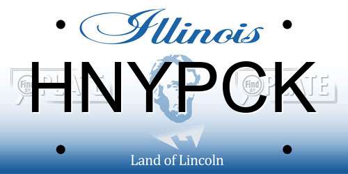 HNYPCK Illinois License Plate