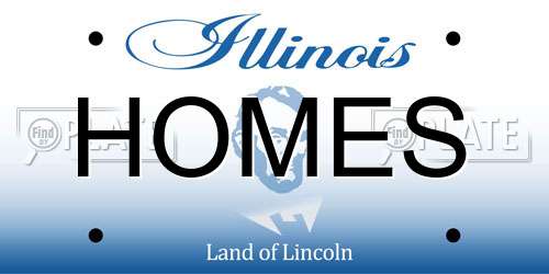HOMES Illinois License Plate