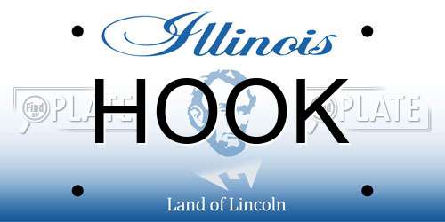 HOOK Illinois License Plate