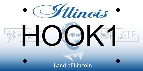 HOOK1 Illinois License Plate