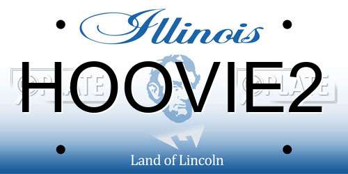 HOOVIE2 Illinois License Plate
