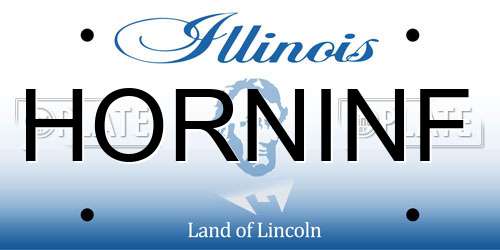 HORNINF Illinois License Plate