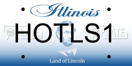 HOTLS1 Illinois License Plate