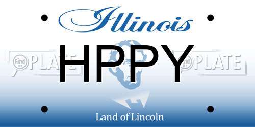 HPPY Illinois License Plate