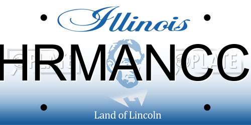 HRMANCC Illinois License Plate