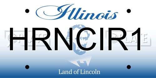 HRNCIR1 Illinois License Plate