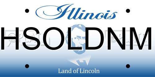 HSOLDNM Illinois License Plate