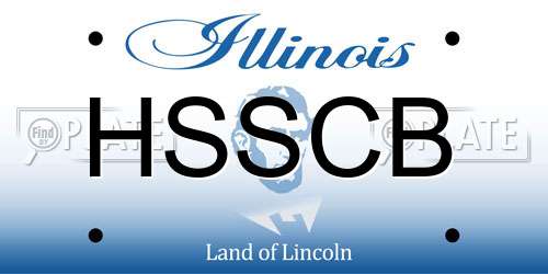 HSSCB Illinois License Plate