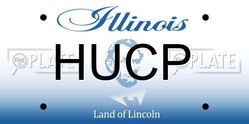 HUCP Illinois License Plate