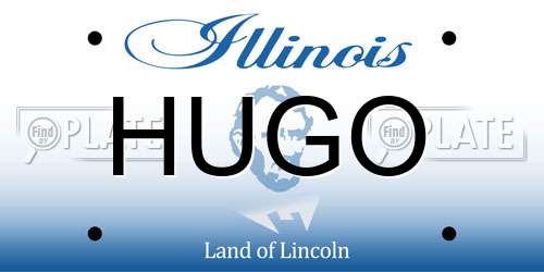 HUGO Illinois License Plate