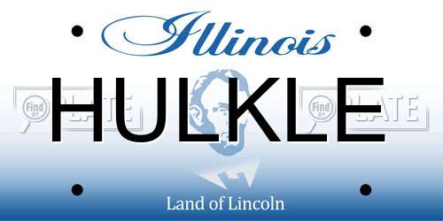 HULKLE Illinois License Plate