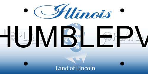 HUMBLEPV Illinois License Plate